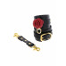 TABOOM | Черные наручники Taboom Wild Roses Wrist Cuffs с декоративными красными розами. Ціна 2026 грн. Фото: 4