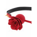 TABOOM | Кляп с декоративной розой Taboom Wild Roses Ball Gag черный-красный. Ціна 2300 грн. Фото: 2 TABOOM | Кляп с декоративной розой Taboom Wild Roses Ball Gag черный-красный. Ціна 2300 грн. Фото: 2