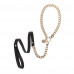 TABOOM | Поводок цепь с петлей из искусственной кожи Statement Leash золотистый, 75 см. Цена 1 225 грн. Фото: 2