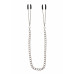 TABOOM | Зажимы на соски с цепочкой Taboom Tweezers With Chain, серебристые. Цена 550 грн. Фото: 3