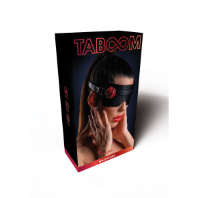 TABOOM | Маска БДСМ с декоративной розой Taboom Wild Roses Blindfolc черная. Цена: 1 395 грн