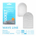 Tenga | Мастурбатор TENGA Pocket Wave Line. Цена 199 грн. Фото: 1