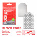 Tenga | Мастурбатор TENGA Pocket Block Edge. Цена 199 грн. Фото: 1