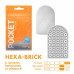 Tenga | Мастурбатор TENGA Pocket Hexa-Brick. Цена 199 грн. Фото: 1