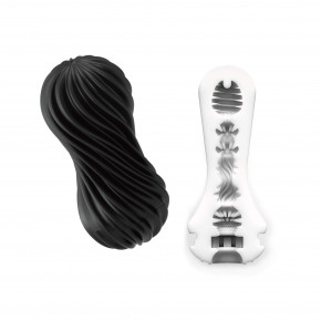 Tenga | Мастурбатор Flex Rocky Black. Ціна: 1929 грн