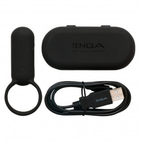 Tenga | Эрекционное кольцо TENGA-SVR SMART VIBE RING Черное. Ціна: 3150 грн