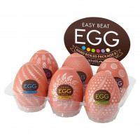 Tenga | Набор мастурбаторов-яиц Tenga Egg Hard Boilded II Pack (6 яиц). Цена 2 439 грн