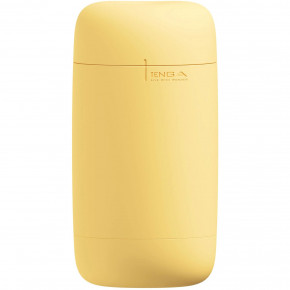 Tenga | Мастурбатор TENGA PUFFY Custard Yellow, ультрамягкий материал, многоразовый, сквозной. Цена: 4 164 грн