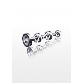 TOY JOY | Анальная елочка металлическая с кристаллом Toy Joy Diamond Star Beads, Small. Ціна: 1045 грн