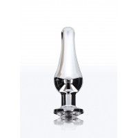 TOY JOY | Анальная пробка с кристаллом Toy Joy Diamond Bum Bijou, серебристый, Small. Ціна 590 грн