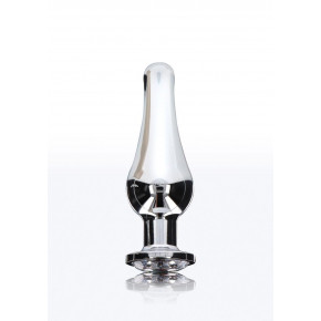 TOY JOY | Анальная пробка с кристаллом Toy Joy Diamond Bum Bijou, серебристый, Small. Ціна: 589 грн