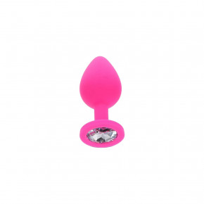 TOY JOY | Анальная пробка Toy Joy Diamond Booty Jewel с камнем, розовый, Medium. Цена: 550 грн