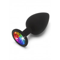 TOY JOY | Анальная пробка Toy Joy Rainbow Booty Jewel с радужным кристаллом, черный, Large. Цена 597 грн TOY JOY | Анальная пробка Toy Joy Rainbow Booty Jewel с радужным кристаллом, черный, Large. Цена 597 грн