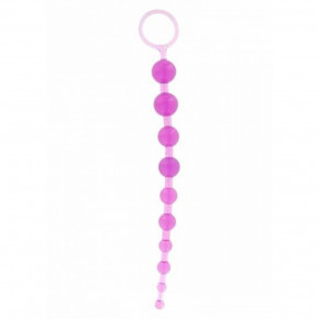 TOY JOY | Анальные шарики на жесткой связке Thai, 25х2 см фиолетовый Toy Joy. Ціна: 150 грн