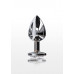 TOY JOY | Анальная пробка металлическая Toy Joy Starlight Booty Jewel с белым кристаллом, Large. Ціна 995 грн. Фото: 1