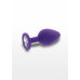 TOY JOY | Анальная пробка с кристаллом Toy Joy Diamond Booty Jewel, фиолетовый, Large. Цена 595 грн. Фото: 1