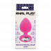 TOY JOY | Анальная пробка с кристаллом Toy Joy Diamond Booty Jewel розовый, Large. Цена 598 грн. Фото: 3