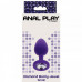 TOY JOY | Анальная пробка S с кристаллом Toy Joy, фиолетовая, 7 х 2.5 см. Ціна 395 грн. Фото: 3