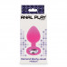 TOY JOY | Анальная пробка Toy Joy Diamond Booty Jewel с камнем, розовый, Medium. Ціна 495 грн. Фото: 3
