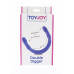 TOY JOY | Фаллоимитатор двойной, нереалистичный TOY JOY фиолетовый, 45 х 3 см. Цена 1 657 грн. Фото: 1