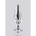 TOY JOY | Пробка анальная из стекла ToyJoy Glass Worxx Star Sparkler прозрачная. Ціна 1495 грн. Фото: 1