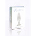 TOY JOY | Пробка анальная из стекла ToyJoy Glass Worxx Star Sparkler прозрачная. Ціна 1495 грн. Фото: 6