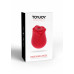TOY JOY | Вакуумный стимулятор клитора в виде розы Toy Joy RAVISHING ROSE DESIGNER EDITION, силиконовый, красный. Цена 2 102 грн. Фото: 6