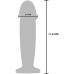 TOY JOY | Вибрационная металлическая анальная пробка ToyJoy The Intruder Vibrating Plug, серебристый. Ціна 2150 грн. Фото: 2