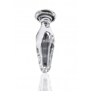 TOY JOY | Пробка анальная из стекла ToyJoy Glass Worxx Star Sparkler прозрачная. Цена: 1 495 грн