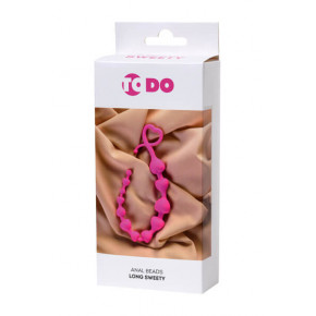 Toyfa | Анальний ланцюжок ToDo By Toyfa Long Sweety, силікон, рожева, 34 см, ø 2,7 см. Ціна: 245 грн