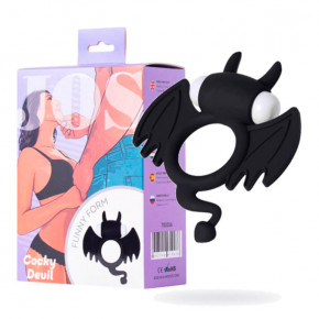 Toyfa | Ерекційне кільце на пеніс JOS Cocky Devil, силікон, чорний, 8,5 см. Ціна: 653 грн