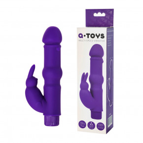 Toyfa | Нереалістичний вібратор Toyfa A-Toys, силікон, фіолетовий, 18 см. Ціна: 988 грн