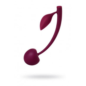 Вагинальные шарики-Wild cherry JOS pleasure ball with a ball inside and flexible tail;