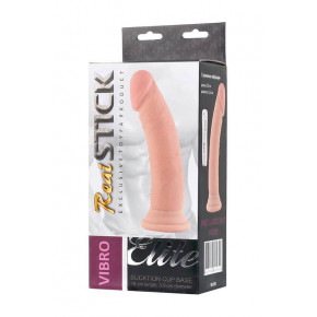 Toyfa | RealStick Elite Suction cup based vibrator, 7 speeds, TPR, 20 cm, 3xAAA. Цена: 1 984 грн