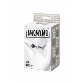 Toyfa | Кляп - Anonymo gag, ABS plastic, black, 64 cm. Ціна: 252 грн