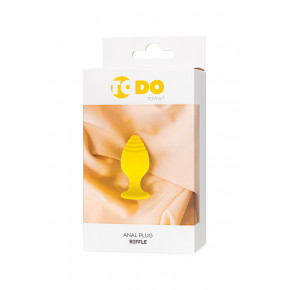 Toyfa | Анальна пробка - Anal plug Riffle, yellow,ToDo, 6cm. Ціна: 308 грн