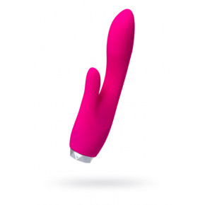 Toyfa | Вибратор с клиторальный стимулятором L'Eroina, силикон, розовый, 18 см. Цена: 1 086 грн