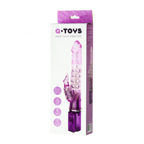 Вибратор с клиторальный стимулятором Toyfa A-Toys High-Tech Fantasy, TPE, фиолетовый, 26,5 см