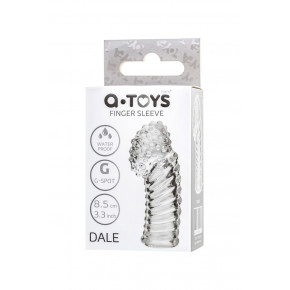 Toyfa | Насадка на палець - Finger sleeve A-toys Dale, TPE, transparent, 8.5 cm. Ціна: 209 грн