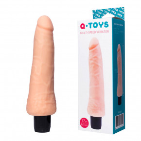 Toyfa | Реалістичний вібратор Toyfa A-Toys multi-speed, TPE, 17 см. Ціна: 445 грн