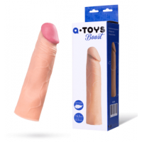 Насадка на член Toyfa A-Toys, SoftSkin, тілесний, 16,5 см Насадка на член Toyfa A-Toys, SoftSkin, тілесний, 16,5 см