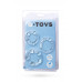 Toyfa | Набор колец Toyfa A-Toys, силикон, прозрачный, ø 3,5/3/2 см. Цена 179 грн. Фото: 1
