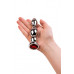 Toyfa | Silver anal plug TOYFA Metal with red round-shaped gem, length 12,2 cm, diameter 2-2,5 cm, weight 14. Цена 585 грн. Фото: 3