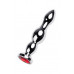 Toyfa | Silver anal plug TOYFA Metal with red round-shaped gem, length 12,2 cm, diameter 2-2,5 cm, weight 14. Цена 585 грн. Фото: 5