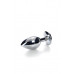 Toyfa | Silver anal plug TOYFA Metal with red round-shaped gem, length8 cm, diameter 2,4-4 cm, weight 140 gr. Ціна 597 грн. Фото: 3