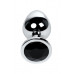 Toyfa | Silver anal plug TOYFA Metal with black round-shaped gem, length 7,5 cm, diameter 1,8-3,4 cm, weight. Ціна 452 грн. Фото: 3