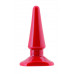 Toyfa | Анальная пробка Black & Red By Toyfa, водонепроницаемая, ПВХ, красная, 10 см, ø 3 см. Цена 262 грн. Фото: 2