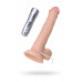 Toyfa | Вибратор Toyfa Realstick Nude реалистичный, 7 режимов вибрации, 22 см. Цена 888 грн. Фото: 5