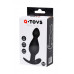 Toyfa | Анальна пробка A-Toys By Toyfa розміру M, Cиликон, чорна, 11,5 см, ø 3,5 см. Ціна 474 грн. Фото: 4