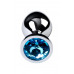 Toyfa | Анальная пробка-Silver anal plug with gem, turquoise. Цена 502 грн. Фото: 3